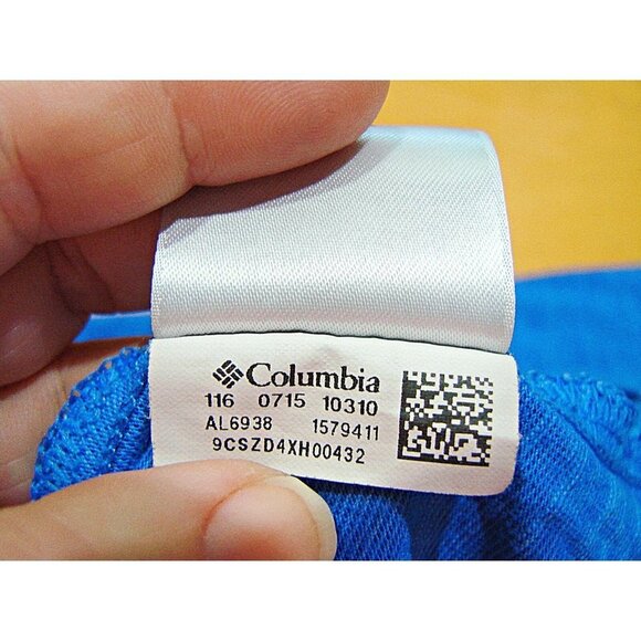 Columbia Womens Blue Rocky Ridge III Lightweight Pullover Hoodie Pouch Pockets L - Picture 9 of 12